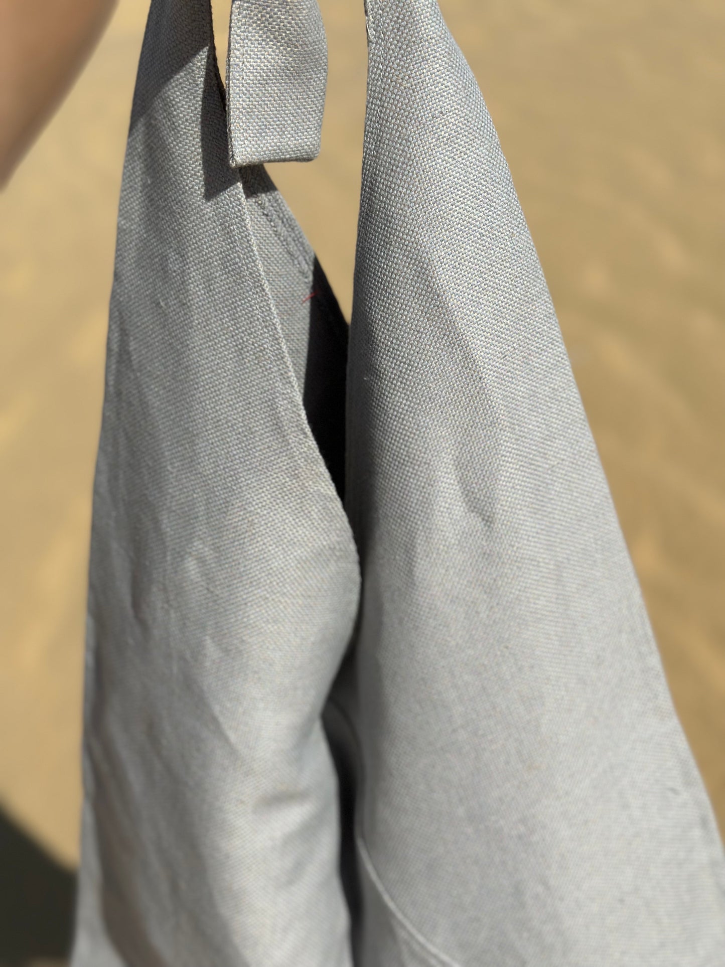 Saturday linen lunch bag