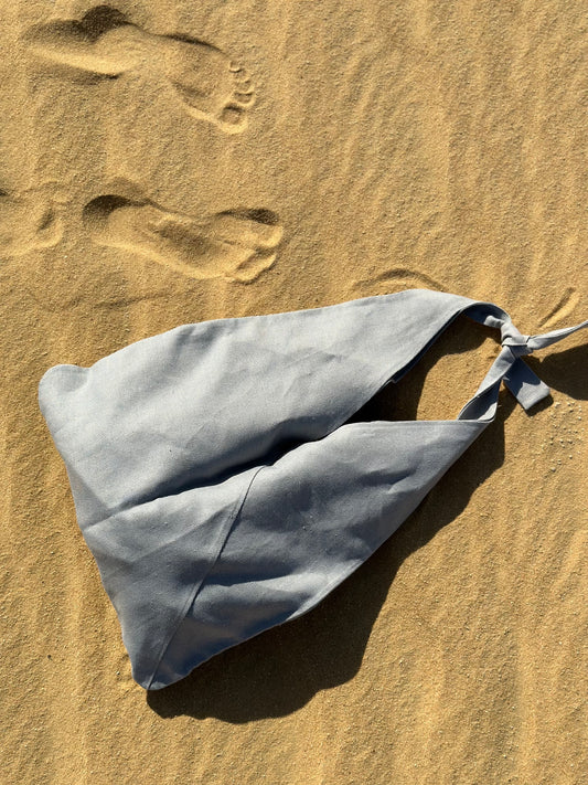 Saturday linen lunch bag