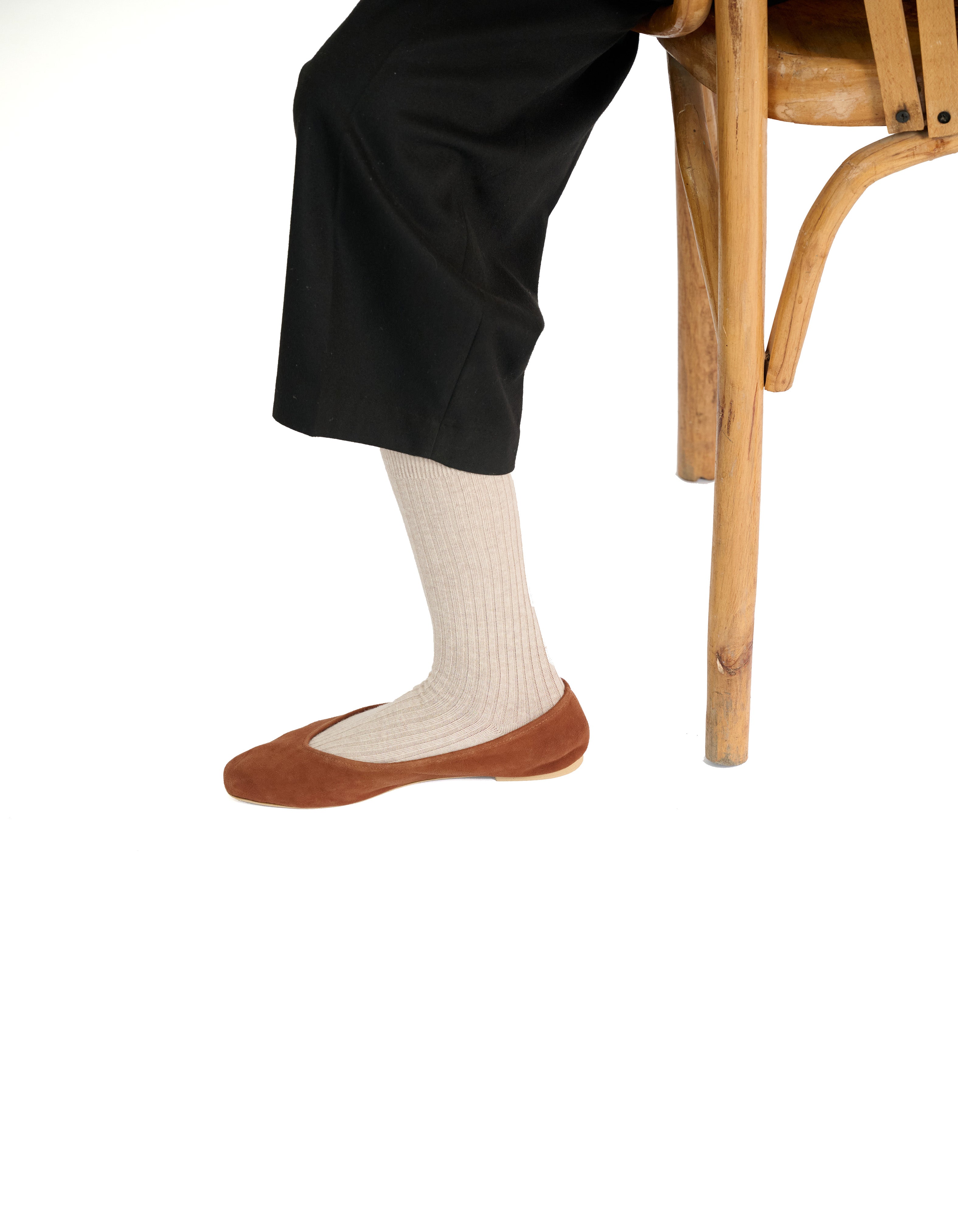 Ballet  - Suede Honey Tan