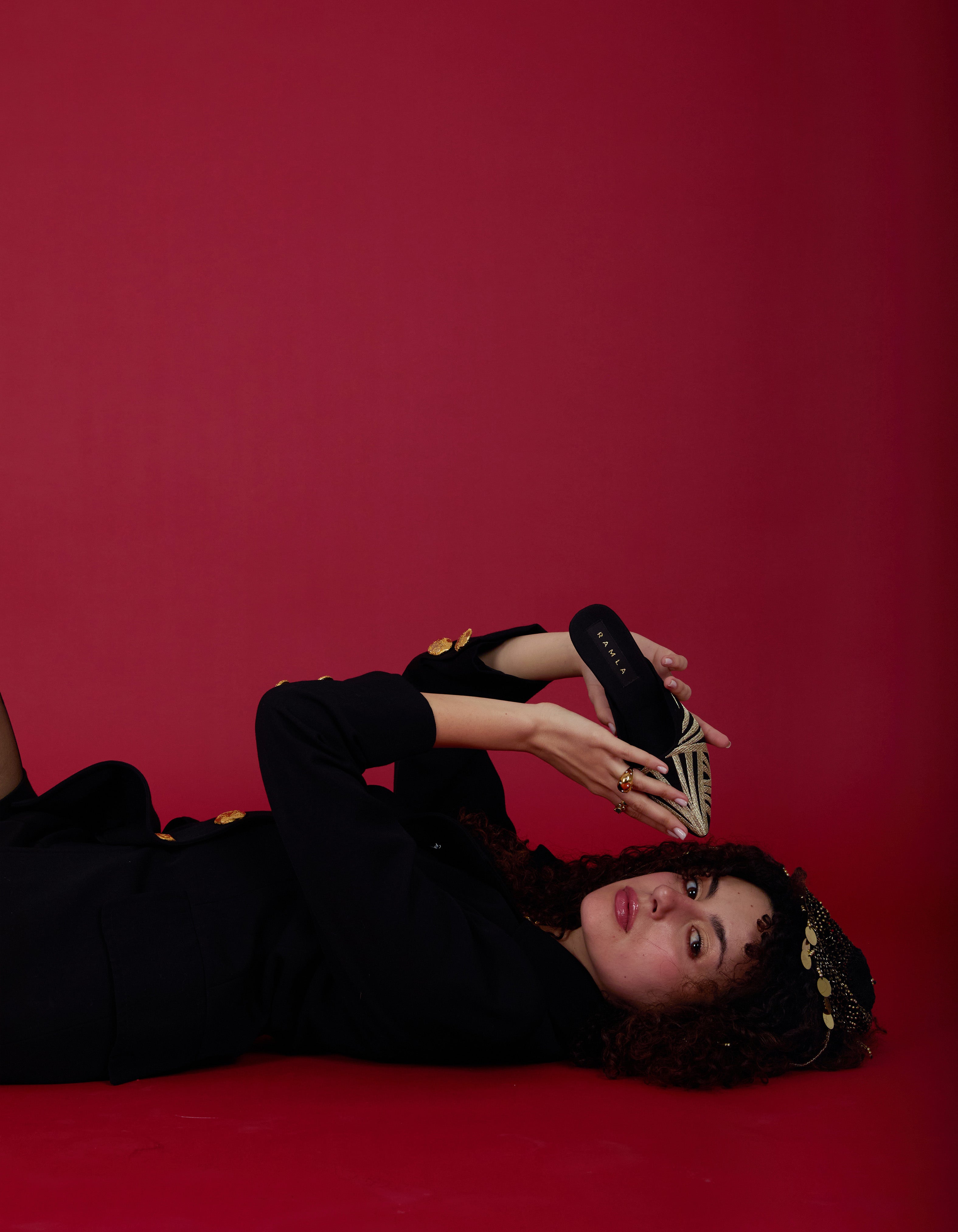 RAMADAN SPECIAL EDITION Heels - Palazzo Midnight