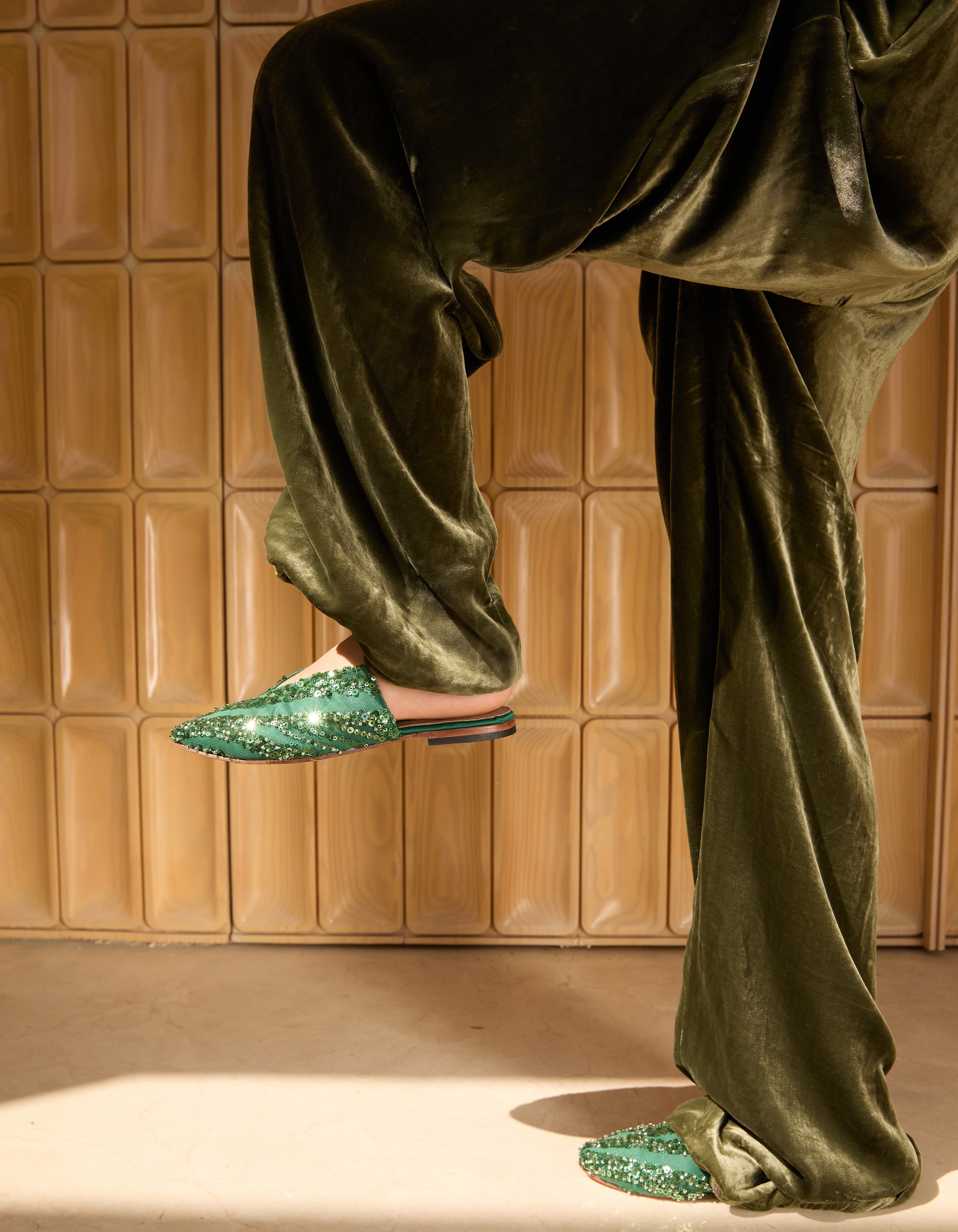 Green Bling - EXCLUSIVE FOR LEVEL SHOES