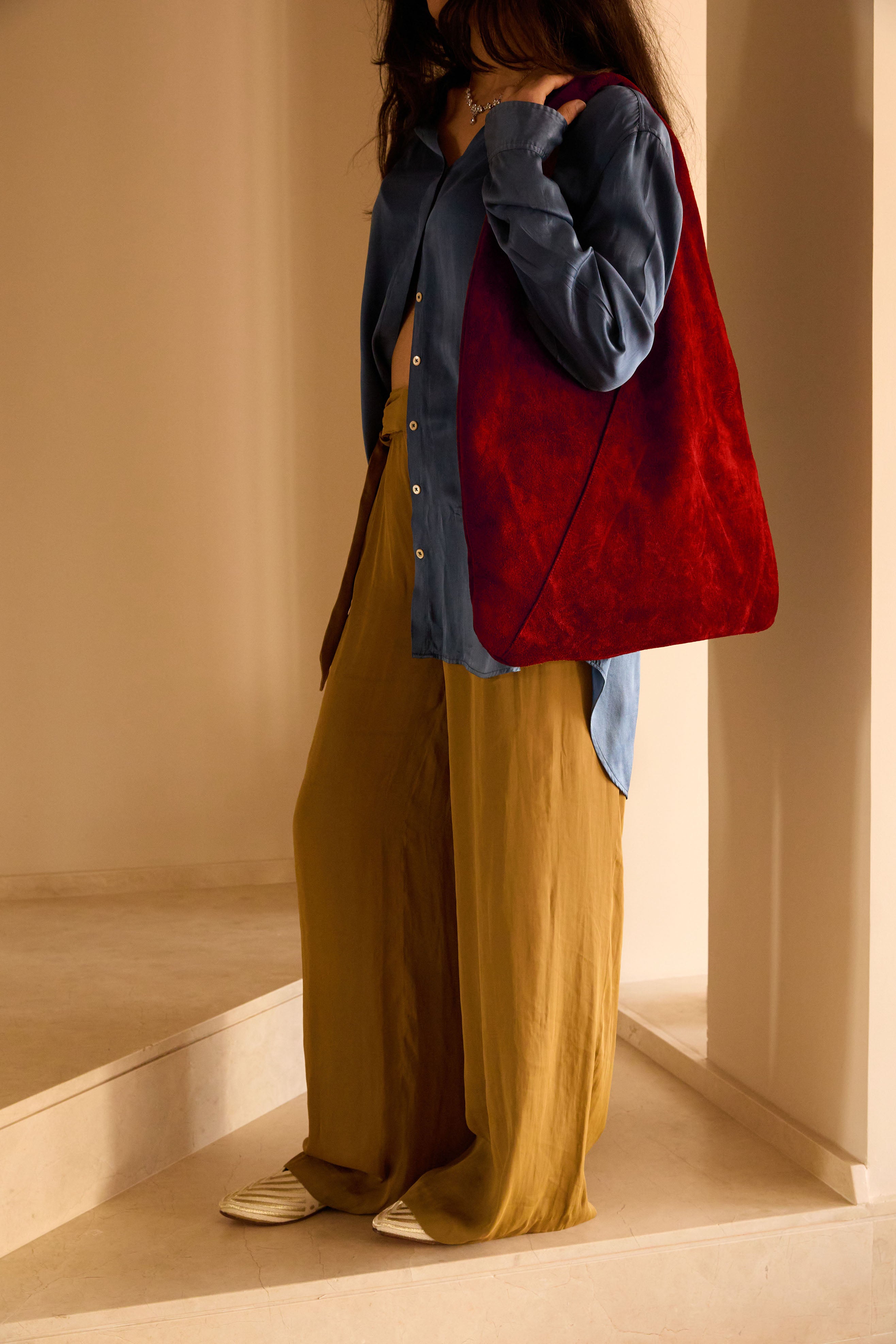 Red Flower - Lunch Bag