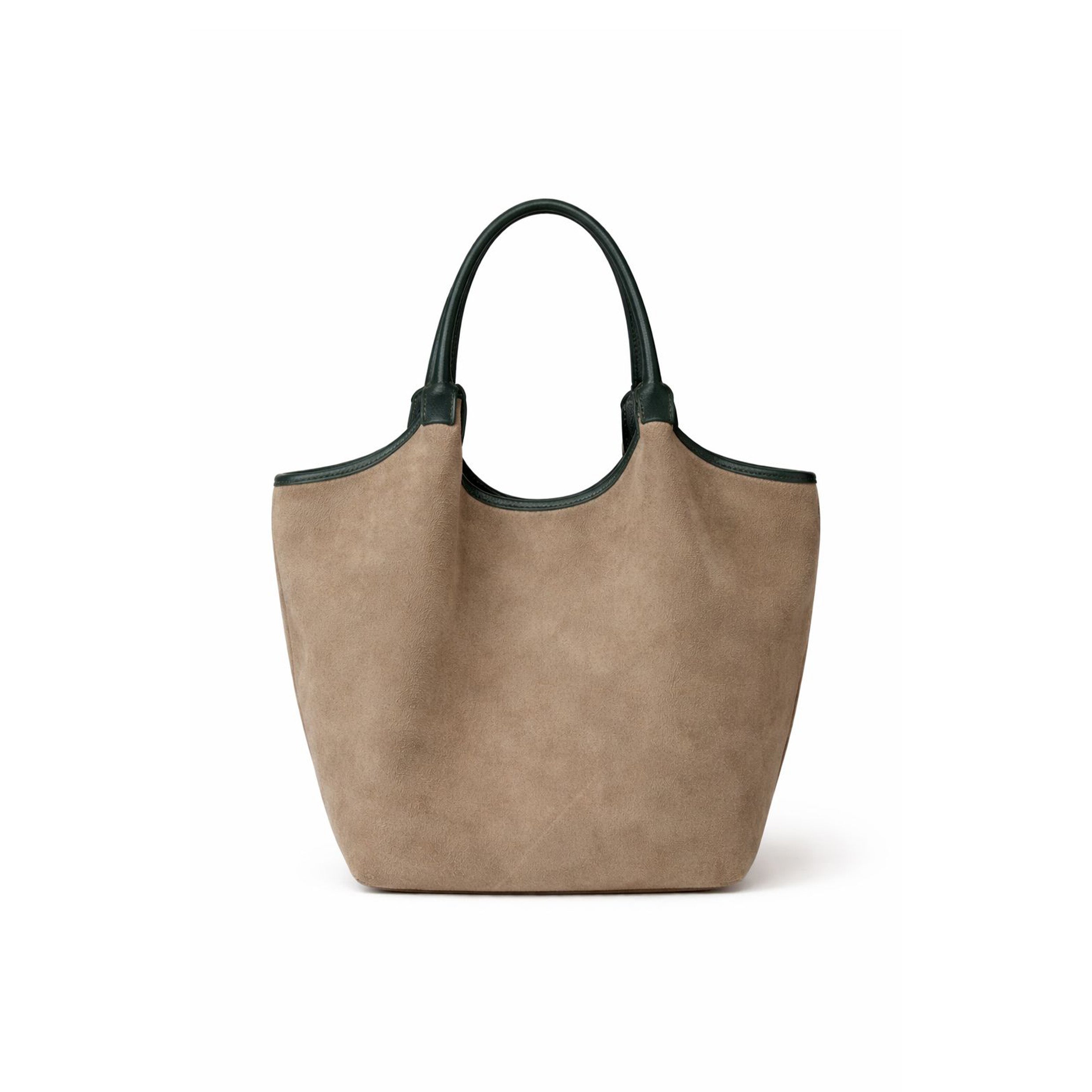Sahra Tote – Olive Suede