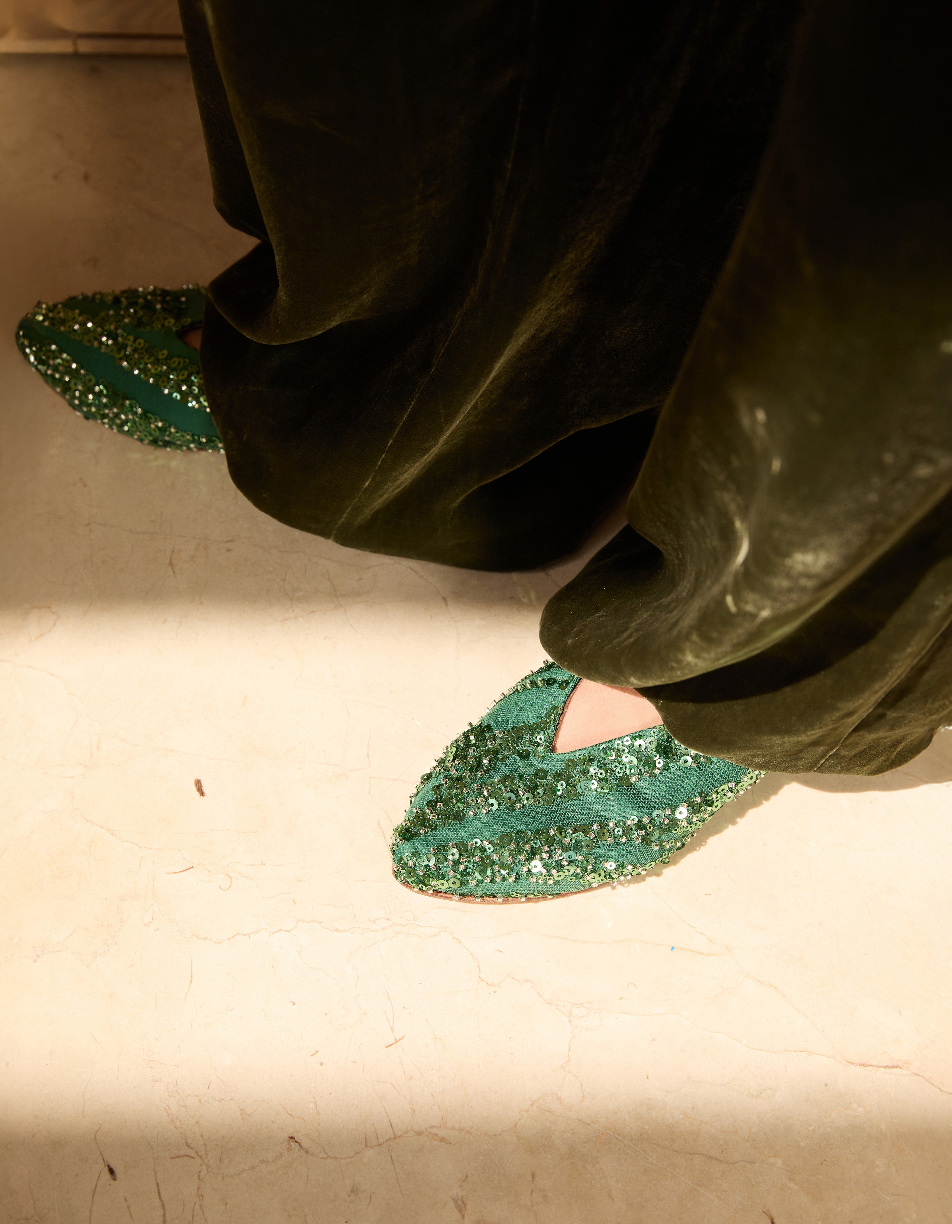 Green Bling - EXCLUSIVE FOR LEVEL SHOES